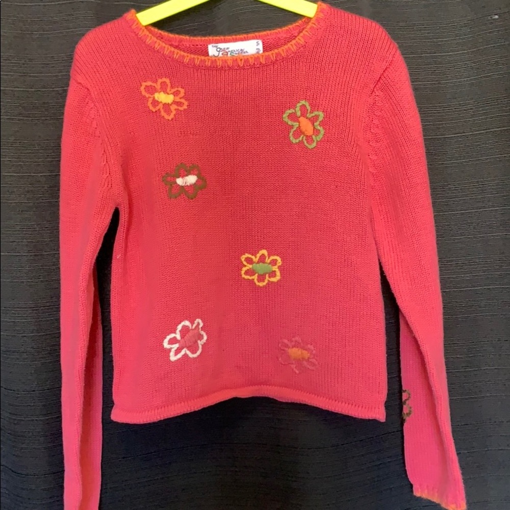 THE GREAT AMERICAN SWEATER FLOWER POWER SWEATER